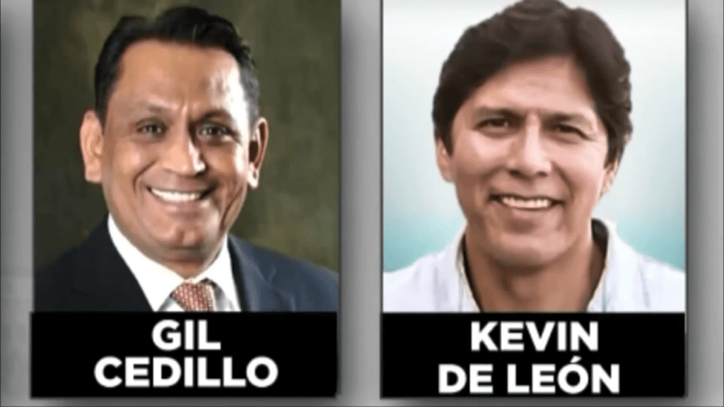 Gil Cedillo and Kevin de Leon