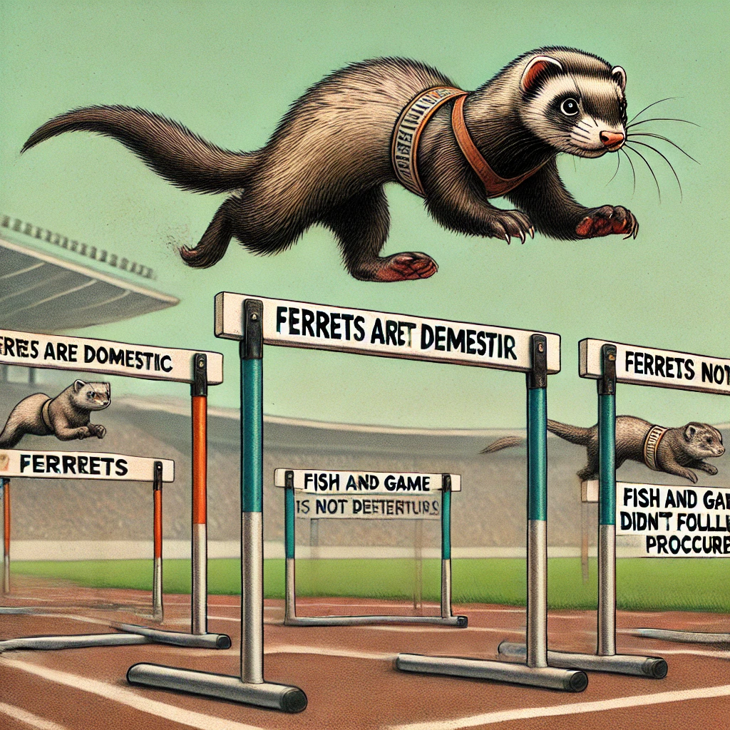 Ferret Lawsuit Update - the hurdles we face